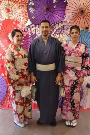 男性着物