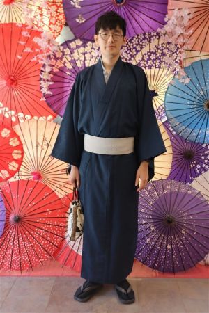 男性着物