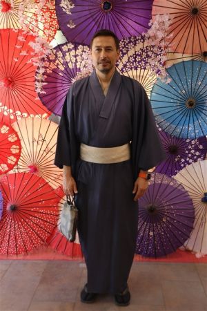 男性着物