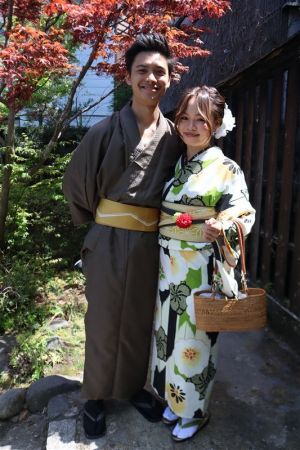 男性着物