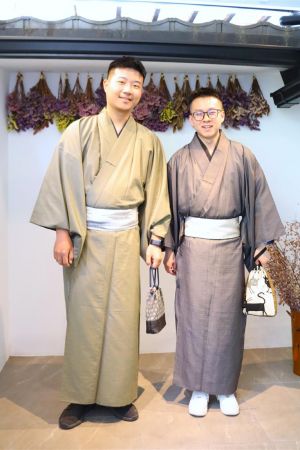 男性着物