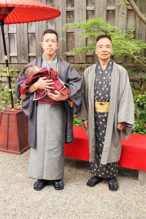 男性着物