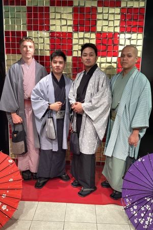 男性着物