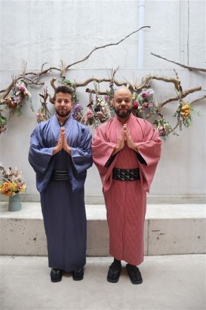 男性着物