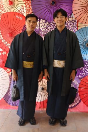男性着物