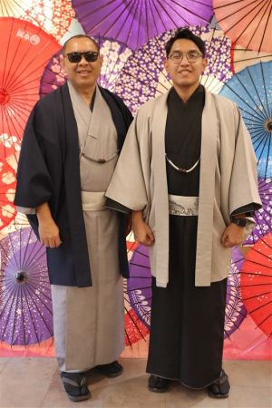 男性着物