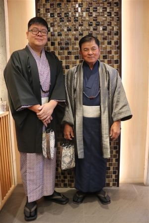 男性着物