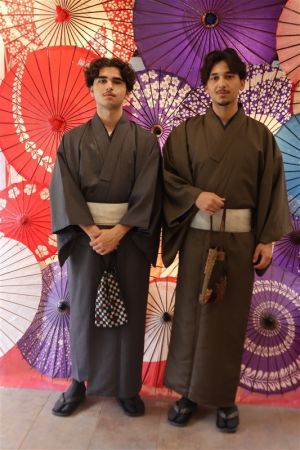 男性着物