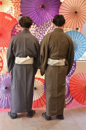 男性着物