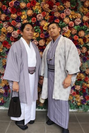 男性着物