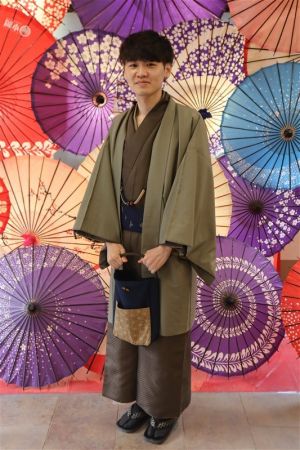 男性着物