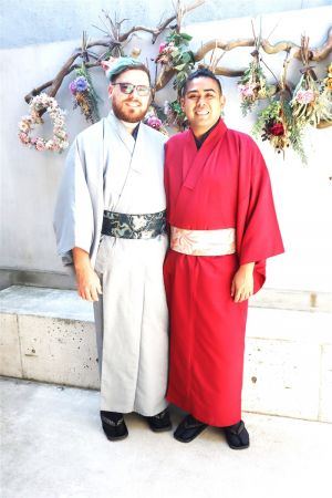 男性着物