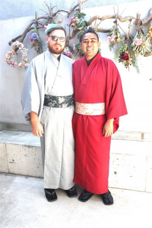 男性着物
