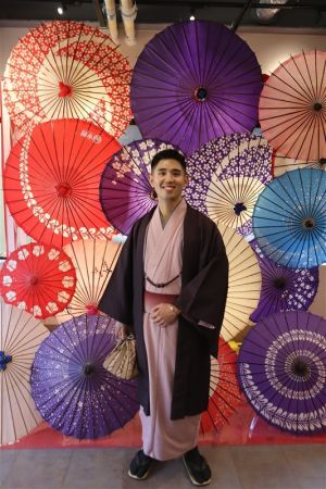 男性着物