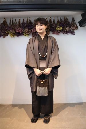 男性着物