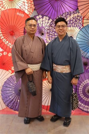 男性着物