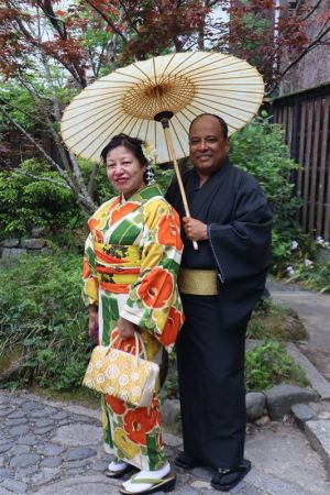 男性着物