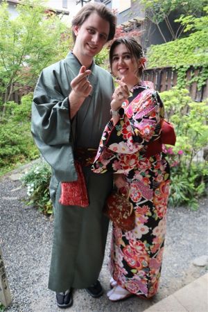 男性着物