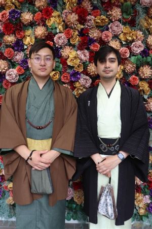 男性着物