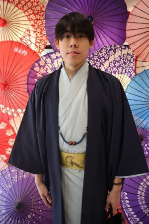 男性着物