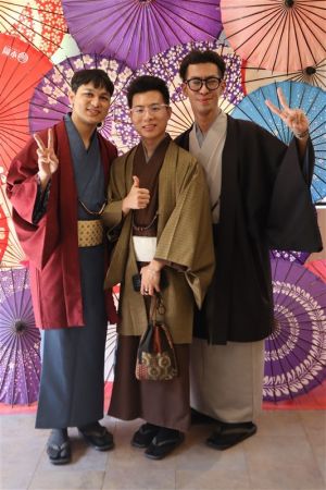 男性着物