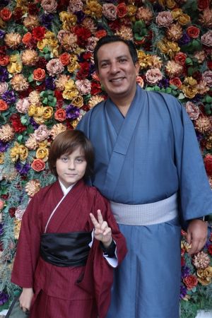 男性着物