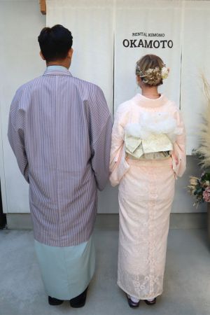 男性着物