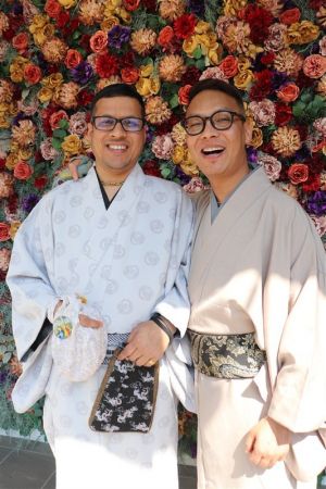 男性着物