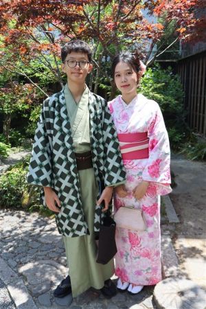 男性着物