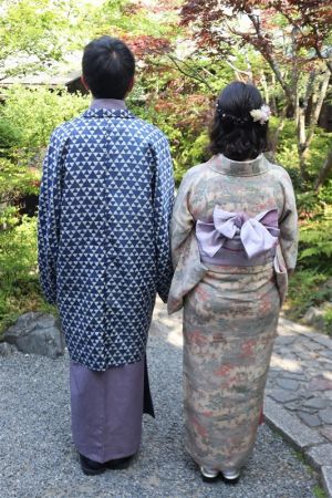 男性着物