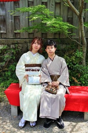 男性着物