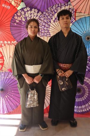 男性着物