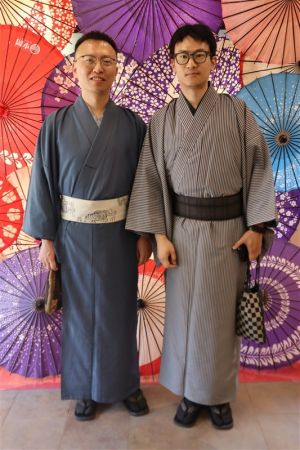 男性着物