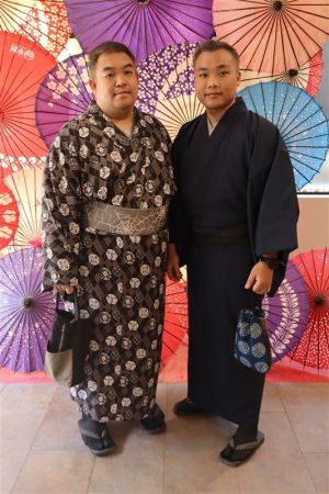 男性着物