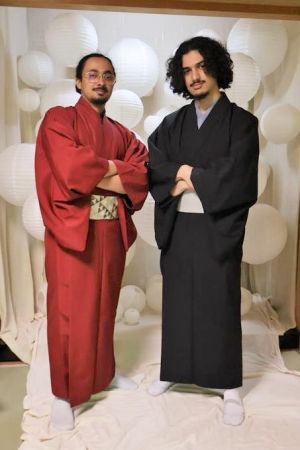男性着物