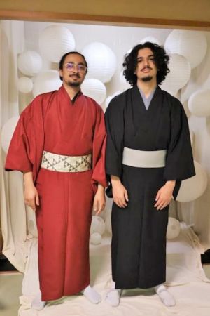 男性着物