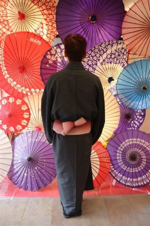 男性着物