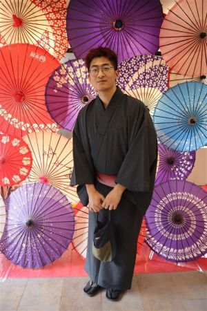 男性着物