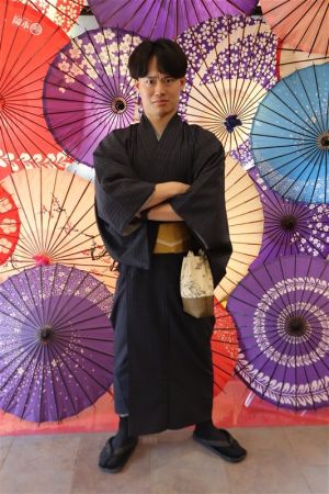 男性着物
