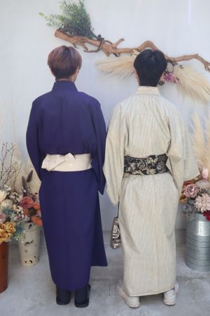 男性着物