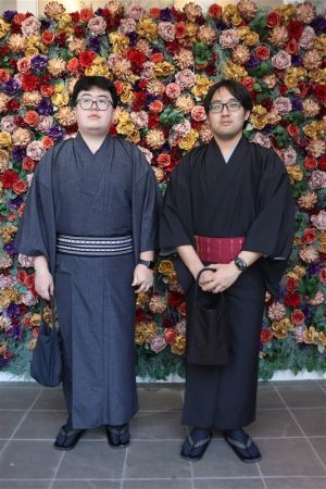 男性着物