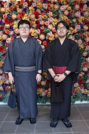 男性着物