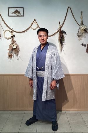 男性着物