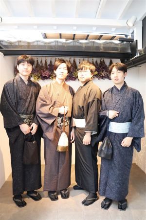 男性着物