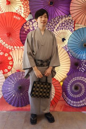 男性着物