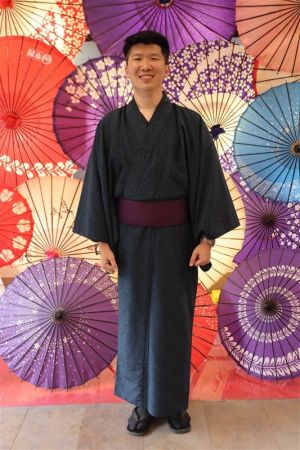 男性着物