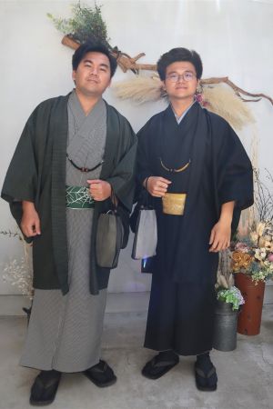 男性着物