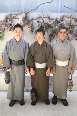 男性着物