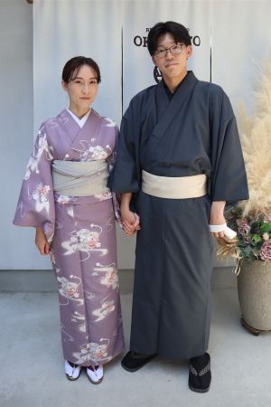男性着物