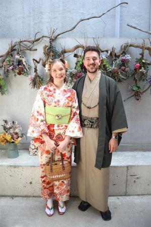男性着物
